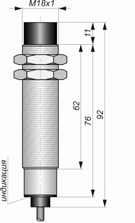 Датчик бесконтактный индуктивный И11-NC-DC(Л63)